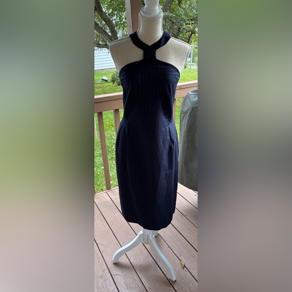 Nautical Halter Dress